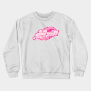 y2k aesthetic PINK Crewneck Sweatshirt